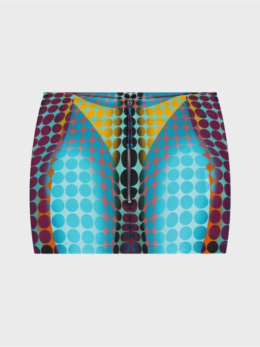Jean Paul Gaultier Re Edition center front mini skirt